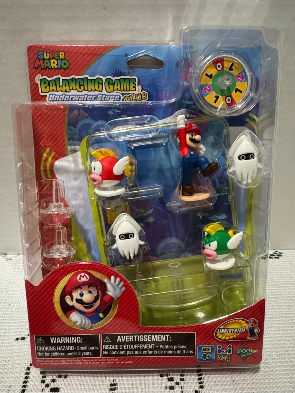 Nintendo Super Mario Balancing Game Plus Underwater Stage Epoch Link System